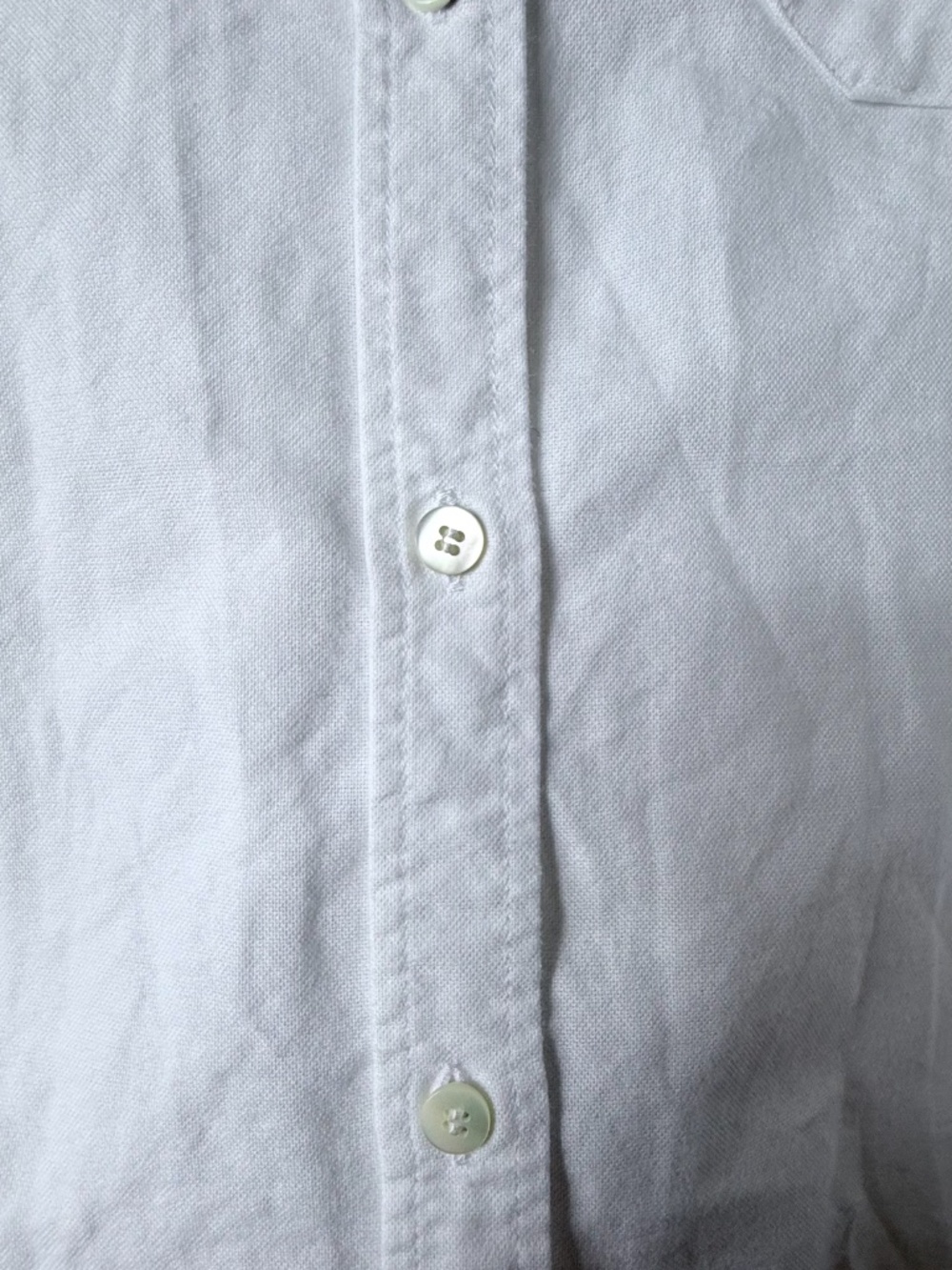 Sezane Max Button Down Shirt Size 34 White Long Sleeve (U) - Picture 7 of 10